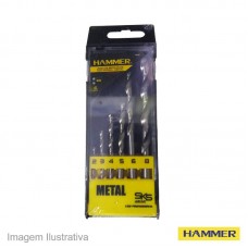 45254 - JOGO BROCA AR.06PCS HAMMER(MM)KB6P ESTOJ
