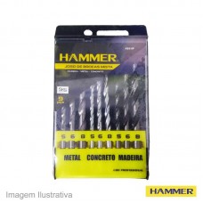 45261 - JOGO BROCA AC/AR/WD 09PC HAMMER KBX9P