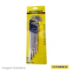 45266 - JOGO CHAVE TORX 09PC HAMMER C/F CT1300 L