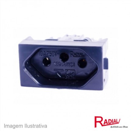 RADIAL P.NEGRA MOD.1TOM 3P 10A PT 4135