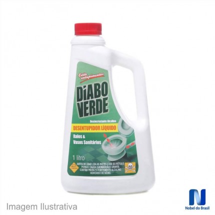 DESENTUPIDOR DIABO VERDE LIQUIDO 01LT