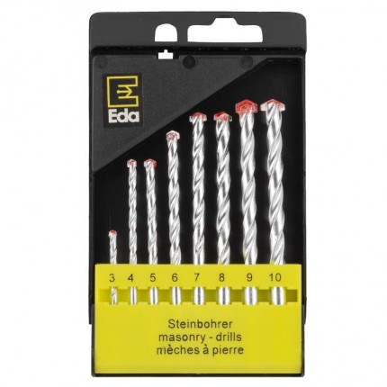 JOGO BROCA WIDEA 08PCS EDA 5TW