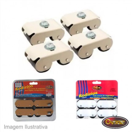 PE GELADEIRA METAL BRANCO OVERTIME C/04