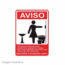 25851 - PLACA SIN.PVC 15X20(MANTE.LIMP.FEMI)018