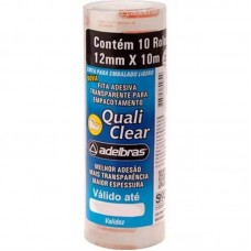 12093 - FITA DUREX ADELBRAS 12MMX10M C/10