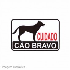 18663 - PLACA SIN.PVC 20X30(CUID.CAO BRAVO)223