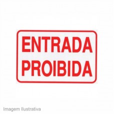 10621 - PLACA SIN.PVC 20X30(ENTRADA PROIBID.)186