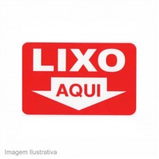 24947 - PLACA SIN.PVC 20X30(LIXO AQUI)193