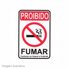 10622 - PLACA SIN.PVC 20X30(PROIBIDO FUMAR)230