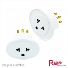 43793 - PINO ADAPT.RADIAL(3P.P/CH+T)10A BR 1145