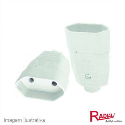 PINO FEMEA RADIAL 2P 10A BR 1501142