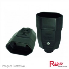 43623 - PINO FEMEA RADIAL 2P 10A PT 1501104