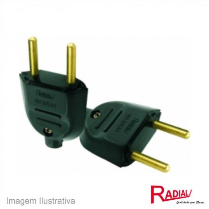 PINO MACHO RADIAL 2P 10A PT 1501106