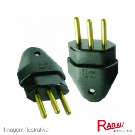 PINO MACHO RADIAL 3P 10A PT 1501121