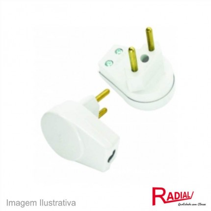 PINO PLUGAO PR.CB RADIAL 2P 10A BR 1151
