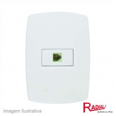 42309 - RADIAL PEROLA 1 TOM.TEL.RJ11 2V BR 03001