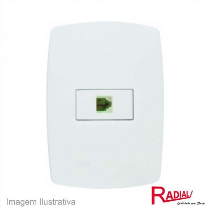 RADIAL PEROLA 1 TOM.TEL.RJ11 2V BR 03001