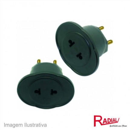 PINO ADAPT.RADIAL(2P.P/2PCH)10A PT 1160