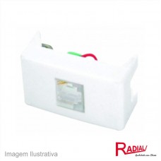 42316 - RADIAL PEROLA MODULO 1TEL RJ11 4V 04002