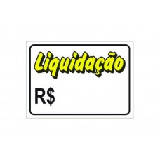 10629 - PLACA SIN.PVC 20X30(LIQUIDACAO)209