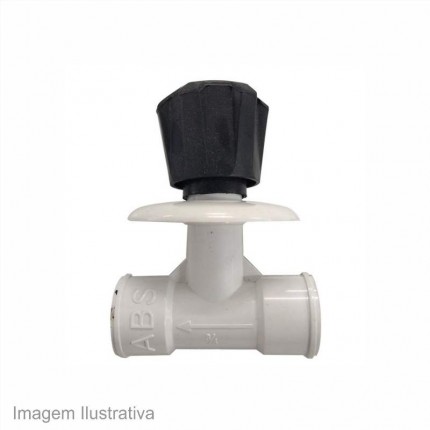 REGISTRO PVC 3/4 LISO  PAULINA MARROM