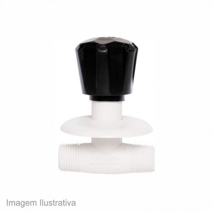 REGISTRO PVC 1/2 ROSCA PAULINA BRANCO