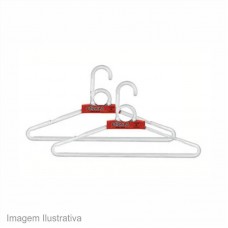 38075 - CABIDE ROUPA PEROLA CRIST.C/02 REF.0176