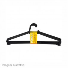 38080 - CABIDE ROUPA PEROLA PRETO C/05 REF.05456