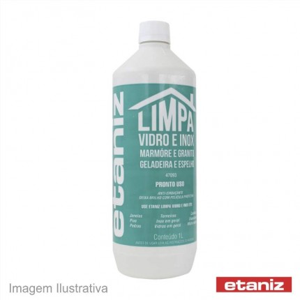 LIMPA VIDROS E INOX LIQ.01L INCOL.ETANIZ