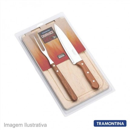 KIT P/CHURRASCO TRAMONT.03PC 22399/036