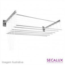 41485 - VARAL DE PAR/TETO PRATICO SECALUX 1,00M