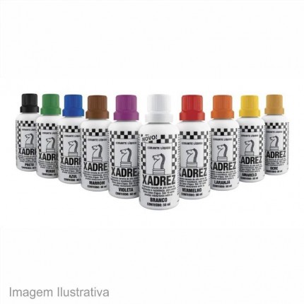 CORANTE XADREZ AMARELO C/12