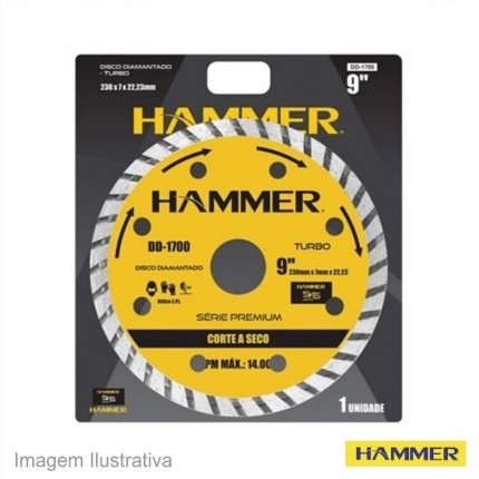DISCO DIAMANT.HAMMER 9 TURBO DD1700