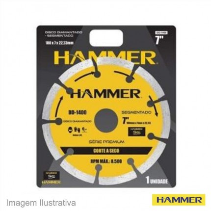 DISCO DIAMANT.HAMMER 7 SEGMENT.DD1400