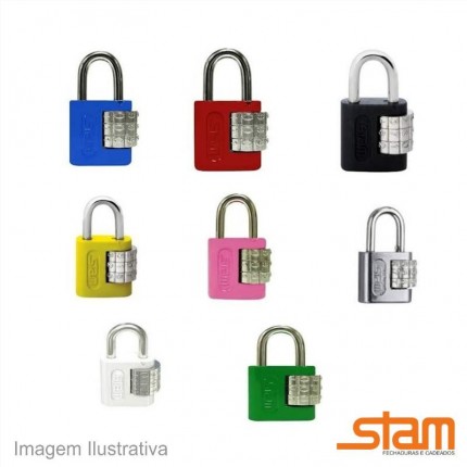 CADEADO STAM C/SEGREDO 20MM PT FO 511 LF