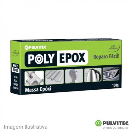 MASSA EPOXI POLIPOX 100G PULVITEC CZ