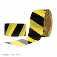 46442 - FITA ZEBRADA PT/AM 7CMX200M ECOCONVERT