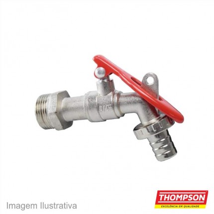 TORNEIRA ESFERA 1/2 THOMPSON C/PORT.CAD.