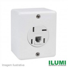 33378 - ILUMI SX 1TOMADA TELEF.C/01MOD.BR (6361)