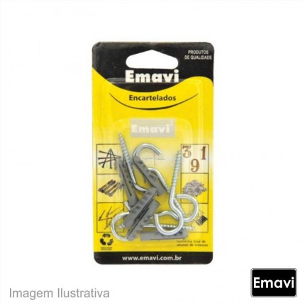GANCHO C/BUCHA 06 EMAVI CART.C/05 E