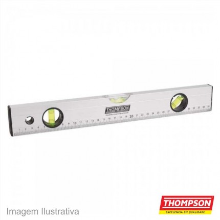 NIVEL ALUMINIO THOMPS.30CM 12 3BOLH.1177