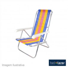 46567 - CADEIRA PRAIA BEL ALUMIN.8POS.25100