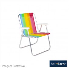 46566 - CADEIRA PRAIA BEL ALUMIN.ALTA 25500/7255