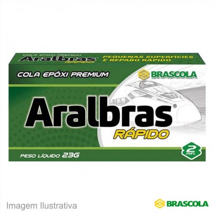 ADESIVO EPOXI ARALBR.(VD)02M.23G BRASCOL