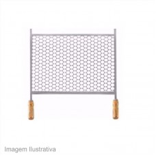 43144 - GRELHA P/CHURRASQ.CHACONFER INOX 30X50CM