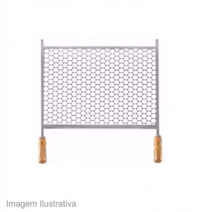 GRELHA P/CHURRASQ.CHACONFER INOX 30X50CM