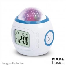 46611 - RELOGIO DESPERTAD.MADEBASIC.RD-1 LUZ/MUS