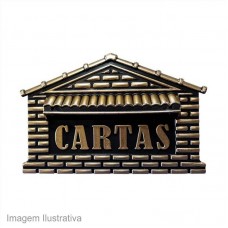 24327 - CAIXA P/CARTA/CORREIO PVC MS PRETA