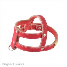 36244 - PEITORAL P/CAO COURO FORRADO N.05 NAPOLI