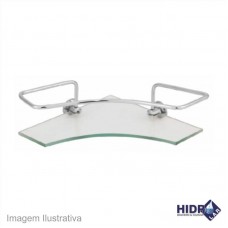 32104 - PORTA SHAMPOO HIDROL.30 MEIA LUA C/VIDRO